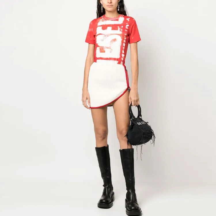 DIESEL T-Shirts Women's Red-1