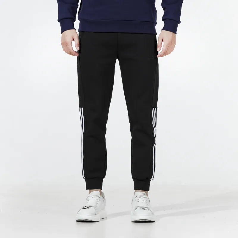 Adidas Knitted Sports Pants Men's Black-2