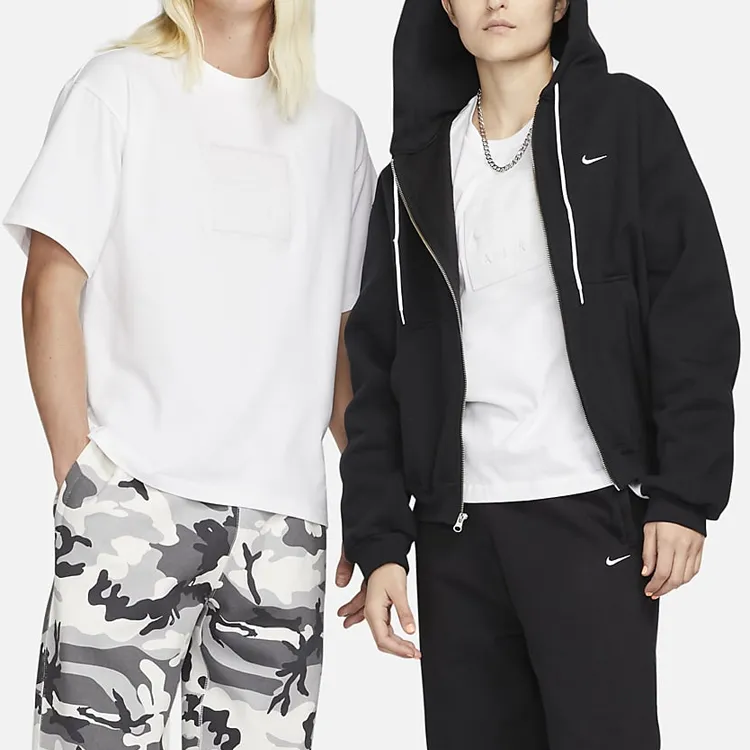 Nike T-Shirts Unisex White-3