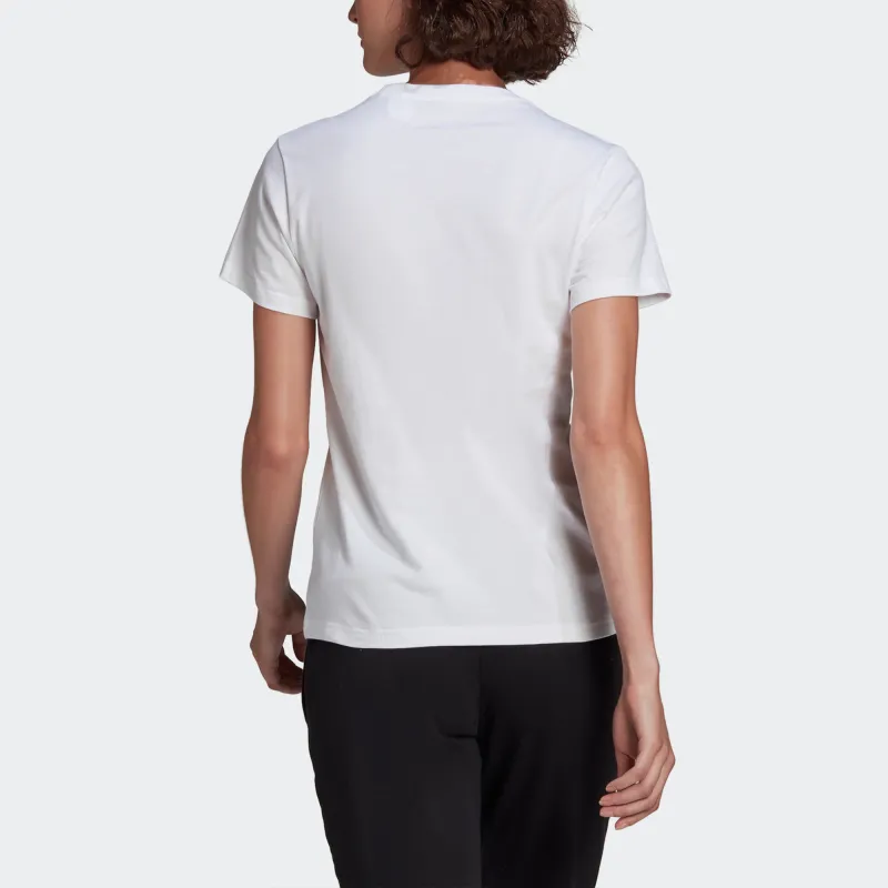 adidas Women's Essentials Logo Tee White-4