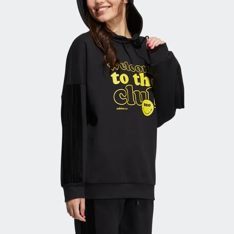 Adidas Neo x Smiley Sweatshirt Women's Black-3