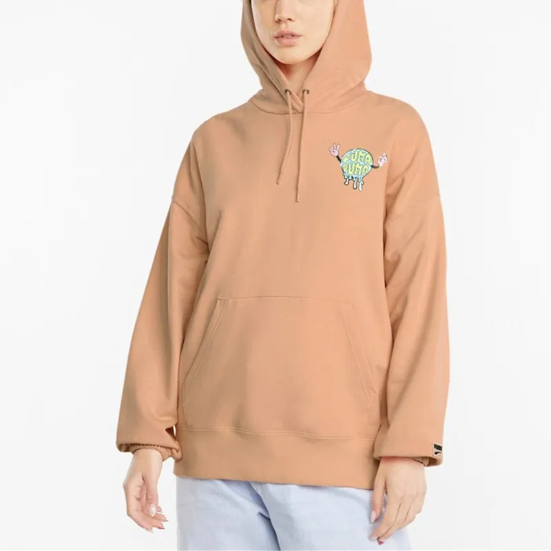 PUMA Downtown Sweatshirt Women's Coral-2