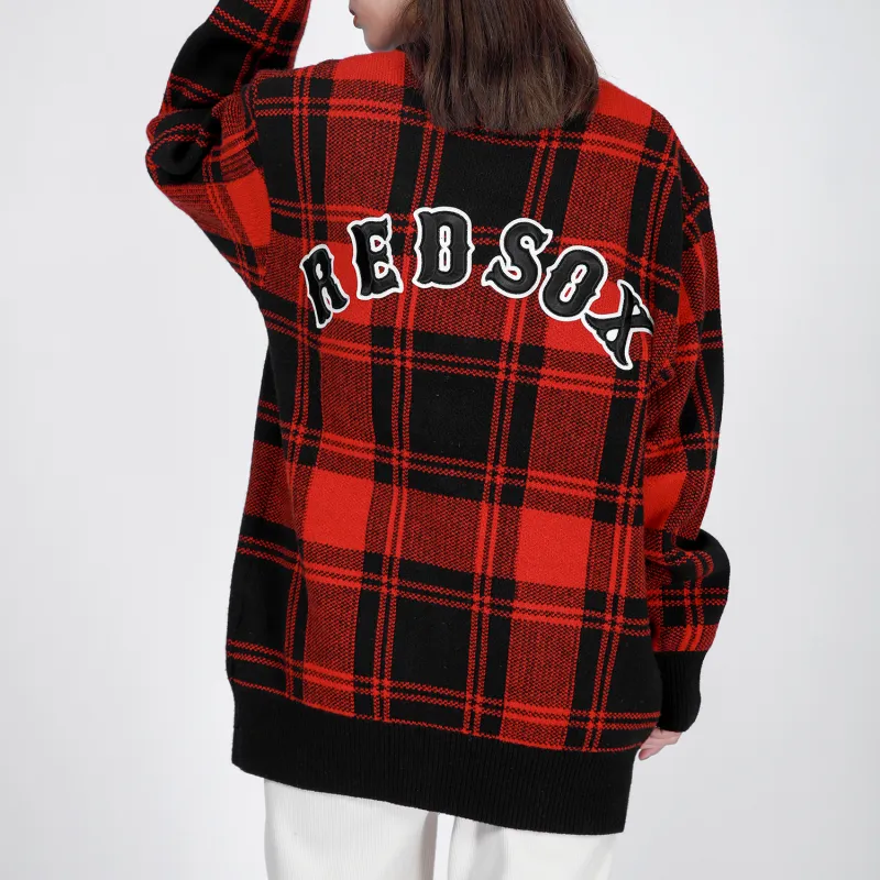 MLB Sweaters Unisex Red-4