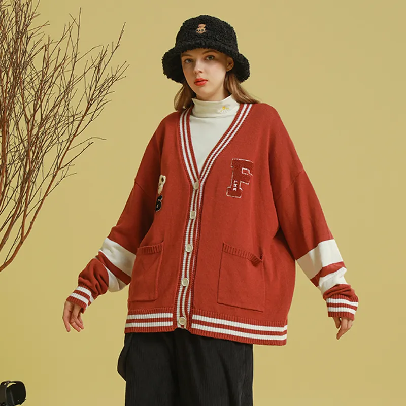 FRLMK Sweaters Unisex Red-4