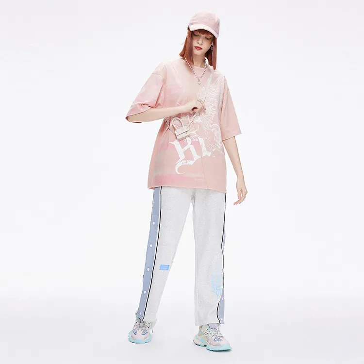 Boy London FW21 Straight Elbow Length Sleeved T Shirt Unisex Pink-4