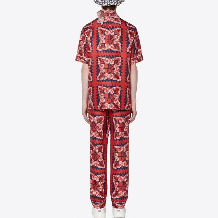 Valentino Knitted Sweatpants Men Red-3