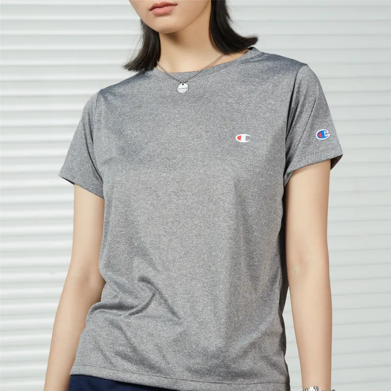 Champion Set in Sleeve T Shirt Women's Gray Japan Version-2