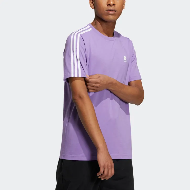 Adidas Essential T Shirts Unisex Violet-3