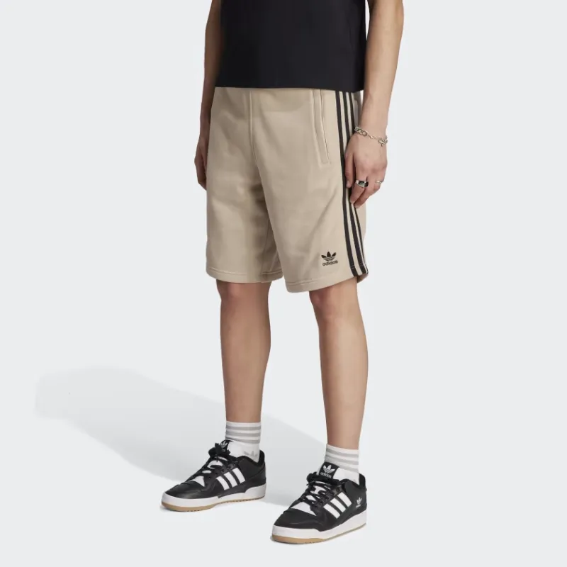 Adidas Originals Classics 3 Stripes Casual Shorts Men Beige-1