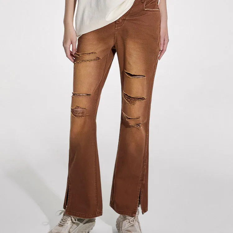 Mishkanyc Jeans Women's Light Coffee-4