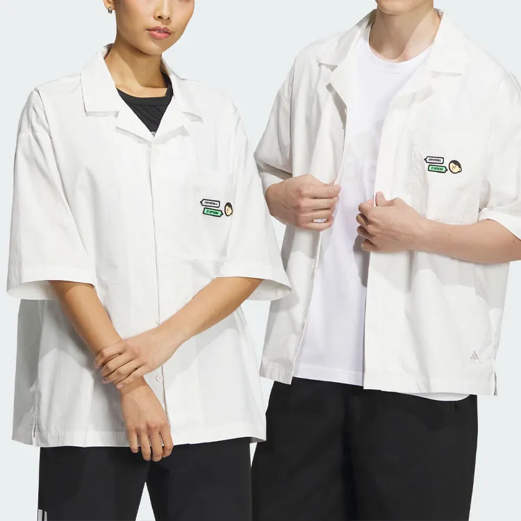 Adidas X SEEBIN Co branded SS23 Shirts Unisex Pink White-4