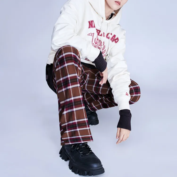 New Era New Era SS23 Same As Liu Yuxin Casual Pants Unisex Brown-2