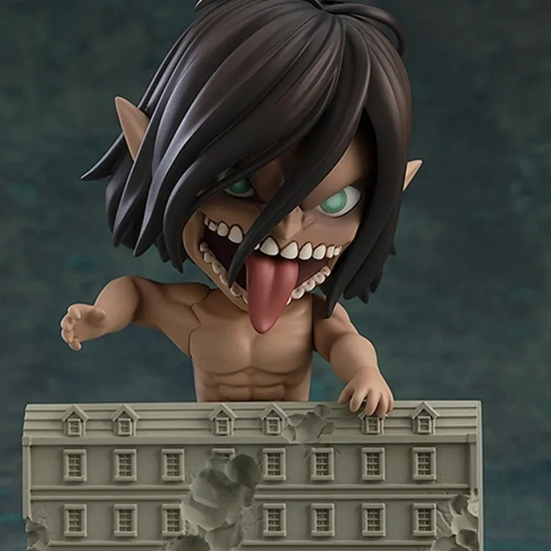 GSC Clay Figure No.2022 Attack On Titan Eren Yeager Giant Shape Chibi Figures 10cm-3
