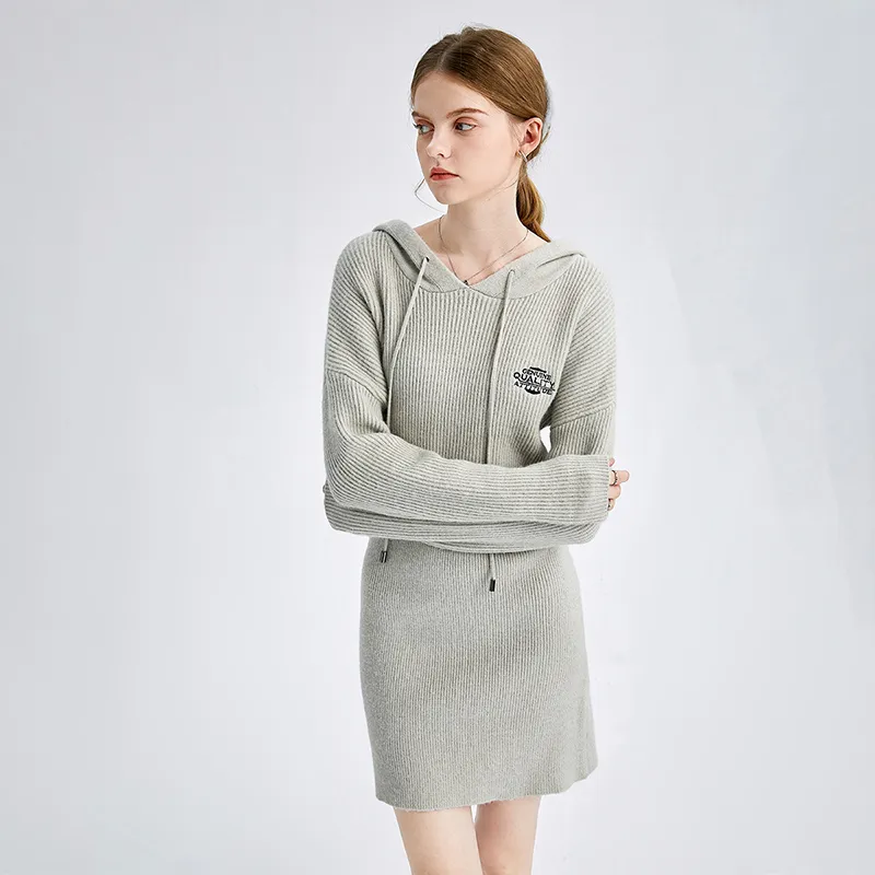 FOREVER 21 A Line Skirt Cropped Dress Women's Gray-3