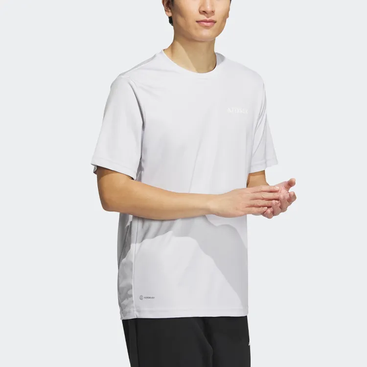 Adidas T-Shirts Men Symbol Gray-3