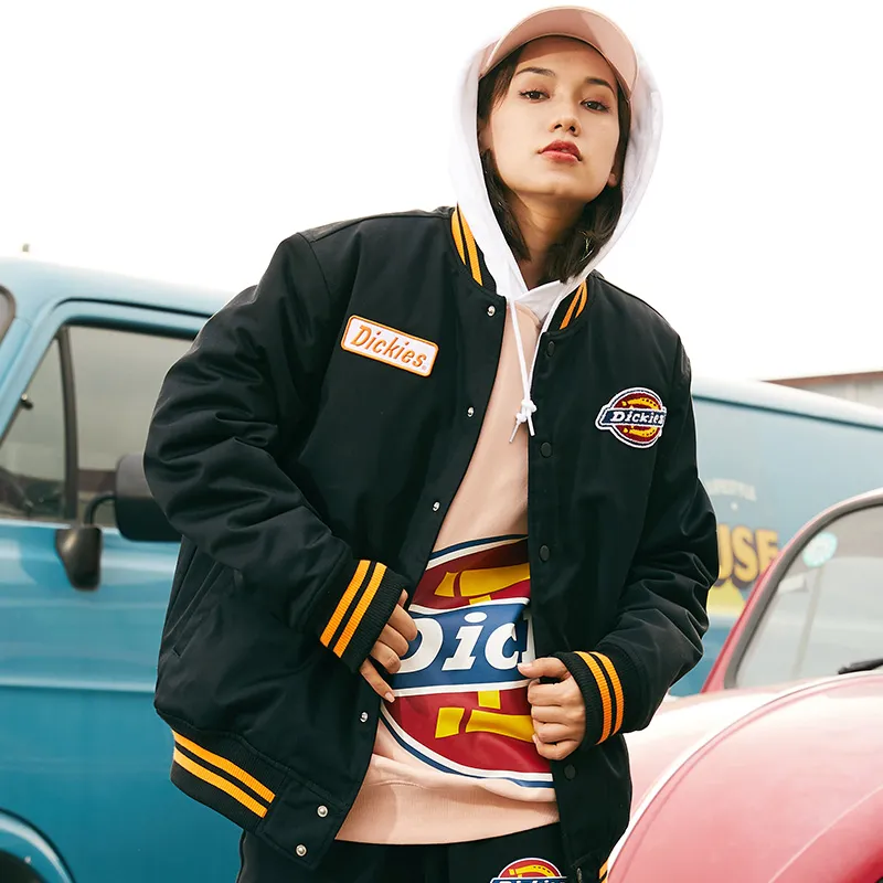 Dickies Puffer Jacket Winter Unisex Black-5