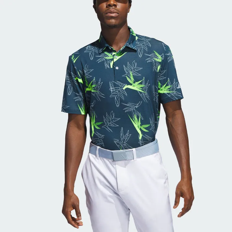 Adidas Polo Shirts Men Arctic Ocean Blue-1