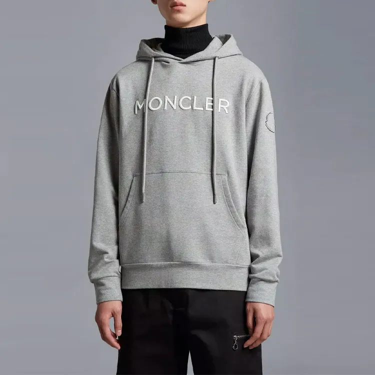 Moncler Logo print Drawstring Hoodie-2