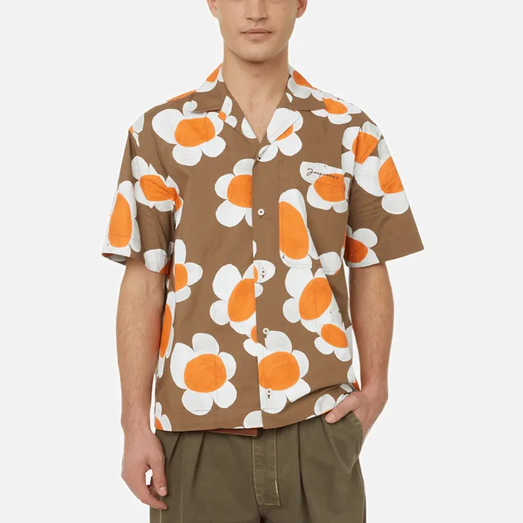 Jacquemus Shirts Men Brown-3