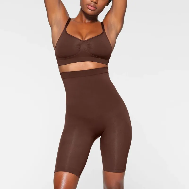 SKIMS SEAMLESS SCULPT Leggings Women's COCOA/Cocoa-3