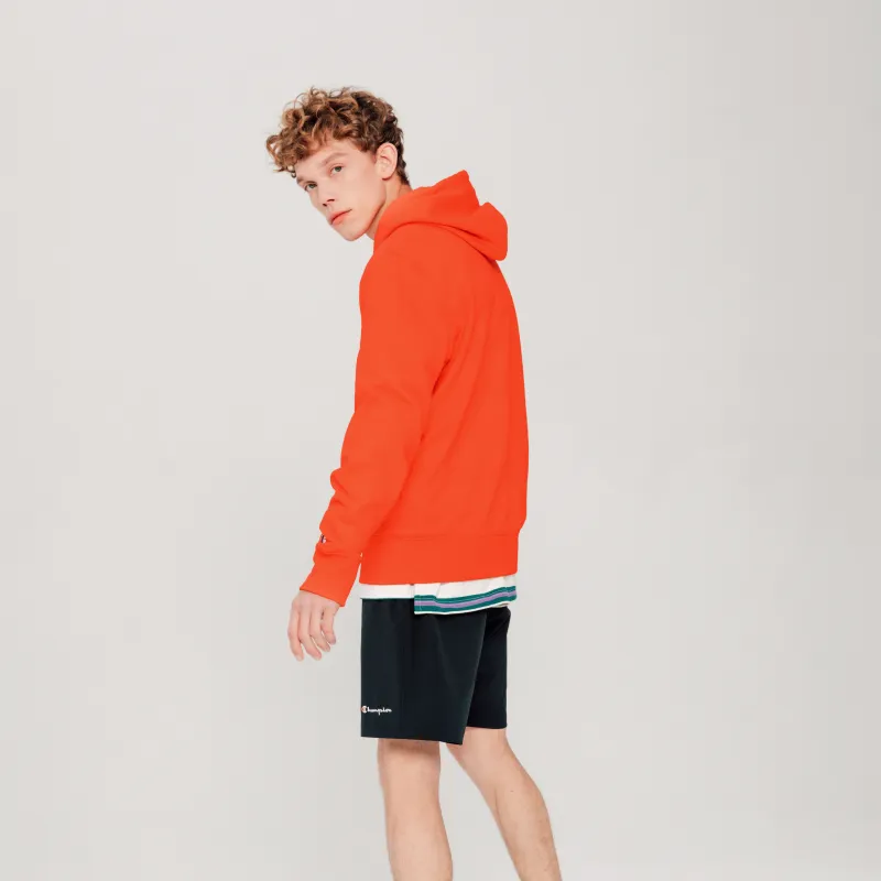 Champion Hooded Regular Sweatshirt Unisex Orange-2
