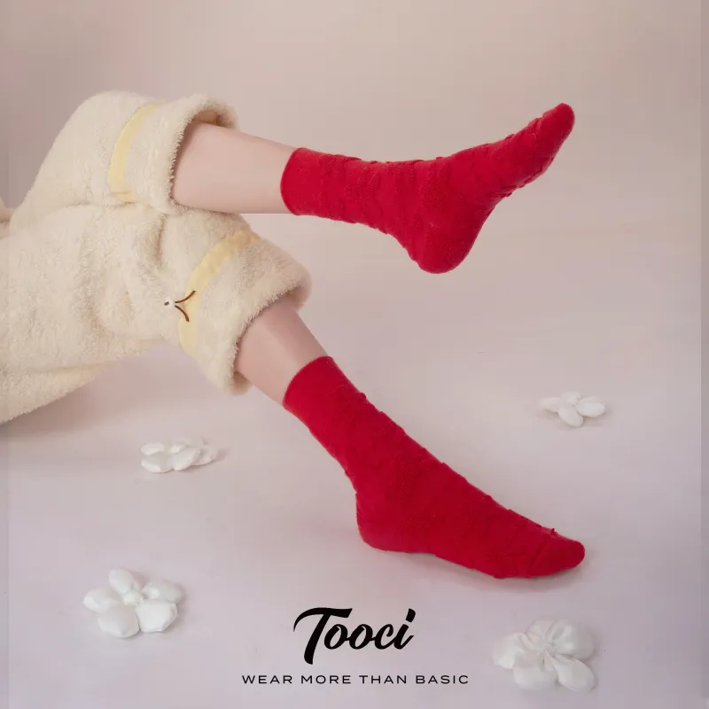 TOOCI Unisex Mid Calf Socks-5