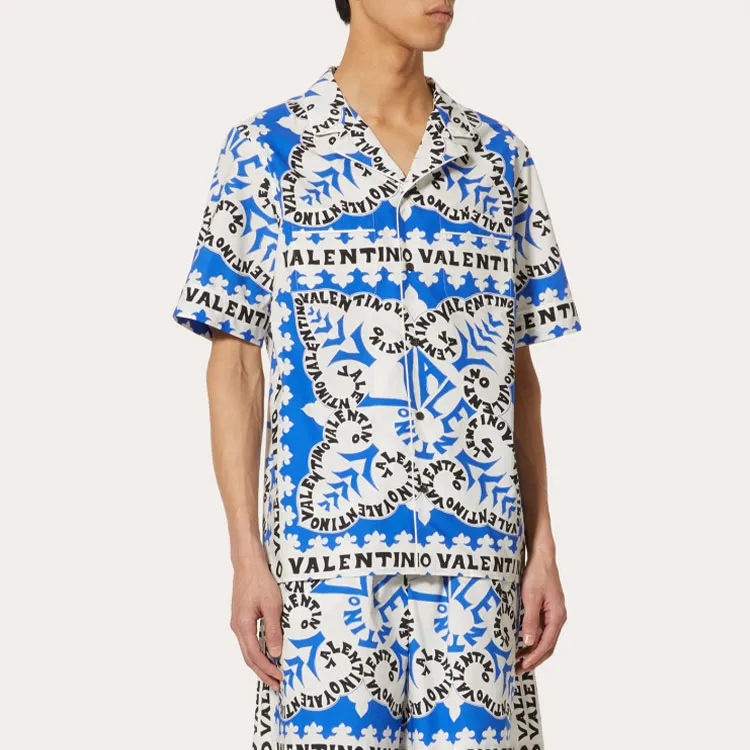 Valentino Shirts Men Blue-1