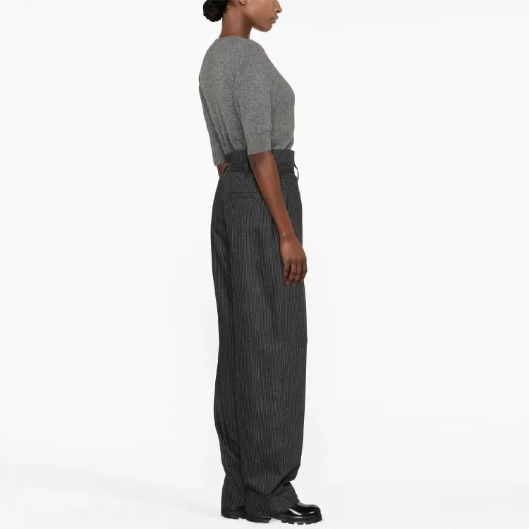 Brunello Cucinelli Casual Pants Women's Stone Gray-3