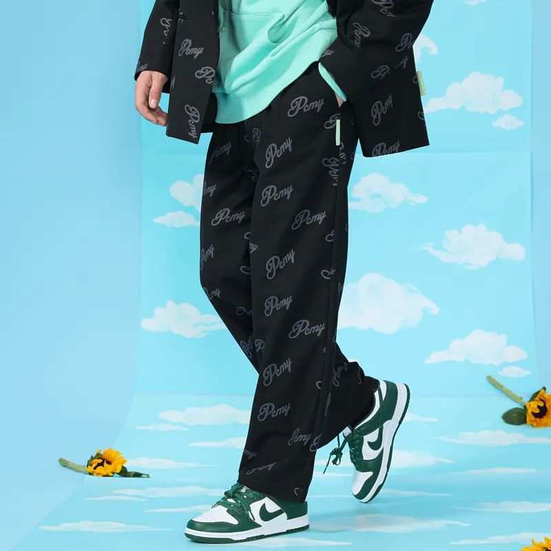 PCMY Casual Pants Unisex Black-4