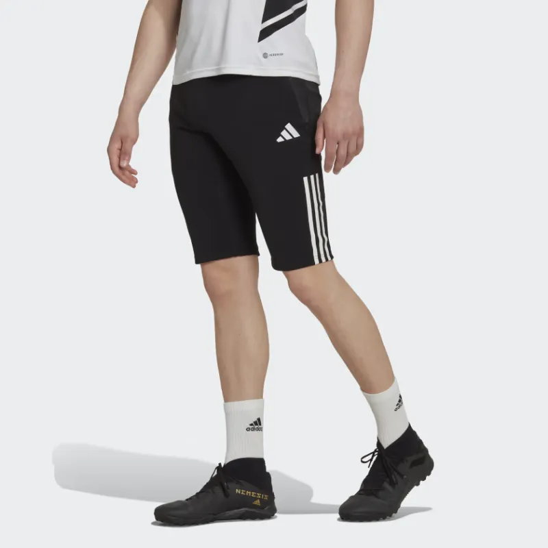 Adidas SS23 Tiro 23 Competition Training Half Pants Soccer Bottom Men's Black-2