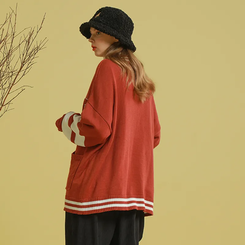 FRLMK Sweaters Unisex Red-3