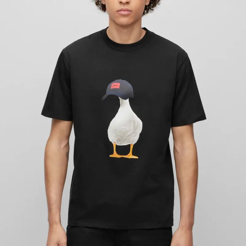 HUGO BOSS T Shirts Men Black-3