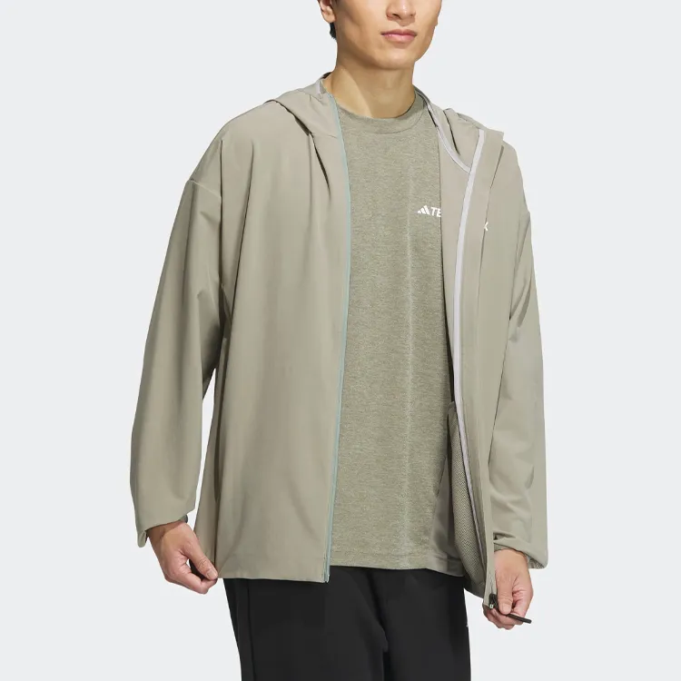 Adidas Sun Protection Clothing Unisex Pebble Silver Gray-3