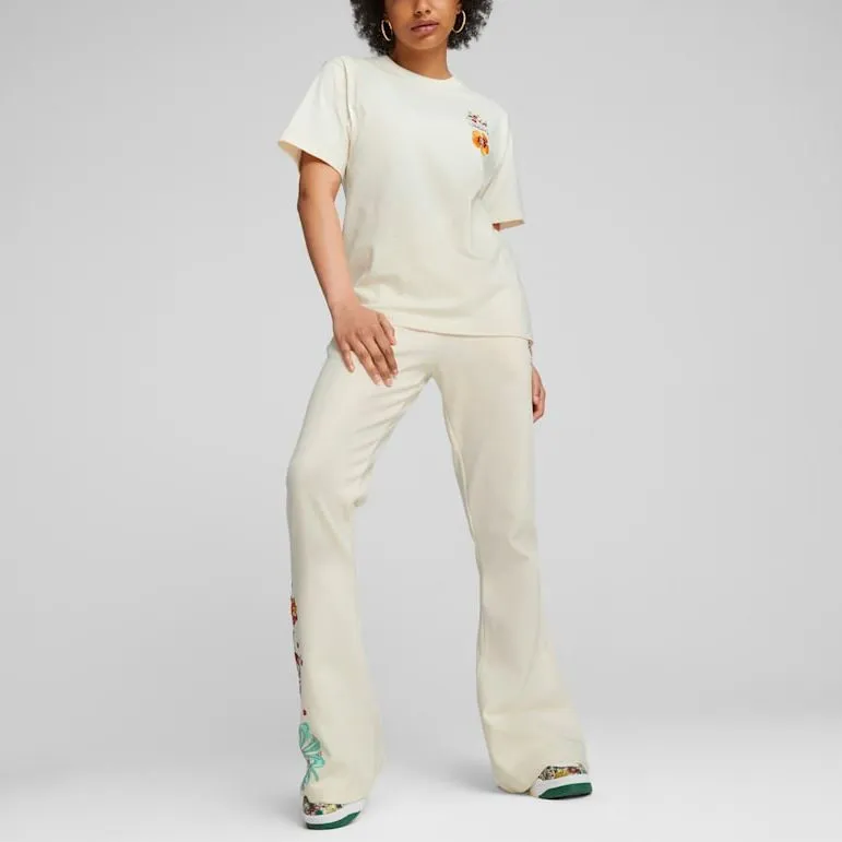 PUMA X Liberty Co branded SS23 T Shirts Women's Ecru-2