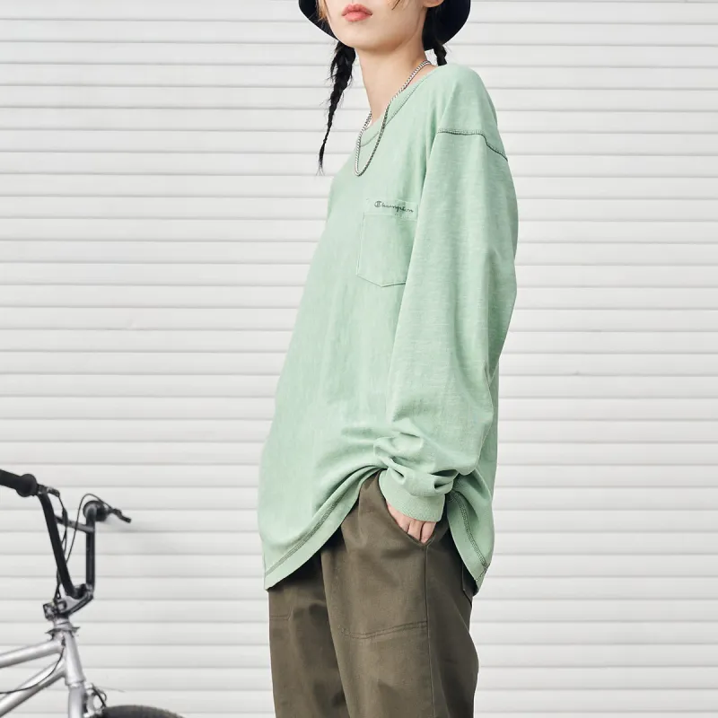 Champion Long Sleeved T Shirt Japan Version Unisex-10