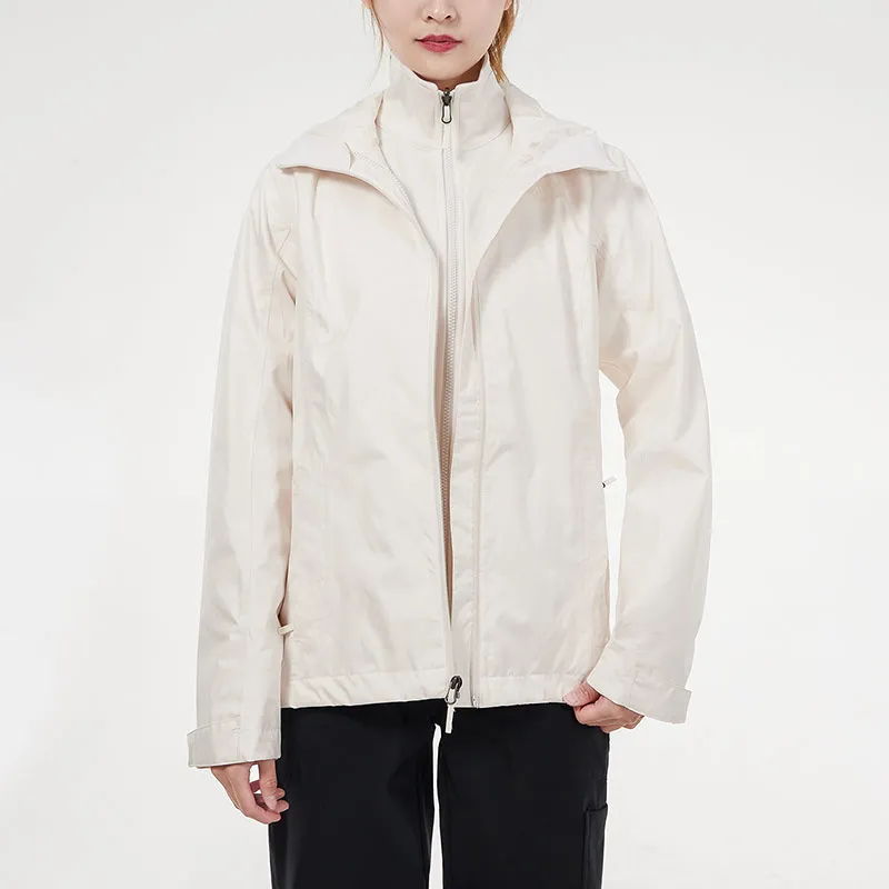 THE NORTH FACE Waterproof And Windproof Windbreaker Jacket Women's White-2