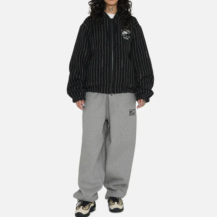 Nike X Stussy Striped Wool Jacket Asia Sizing-4