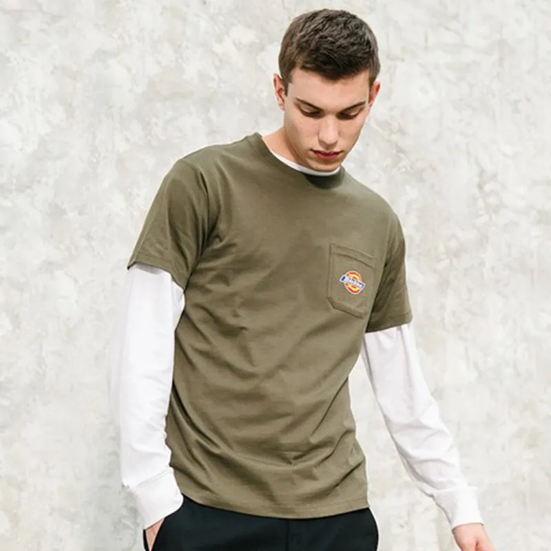 Dickies SS21 Straight T Shirt Men's Army Green-3