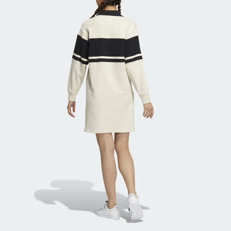 Adidas Originals Long Sleeved Dresses Women's White-2