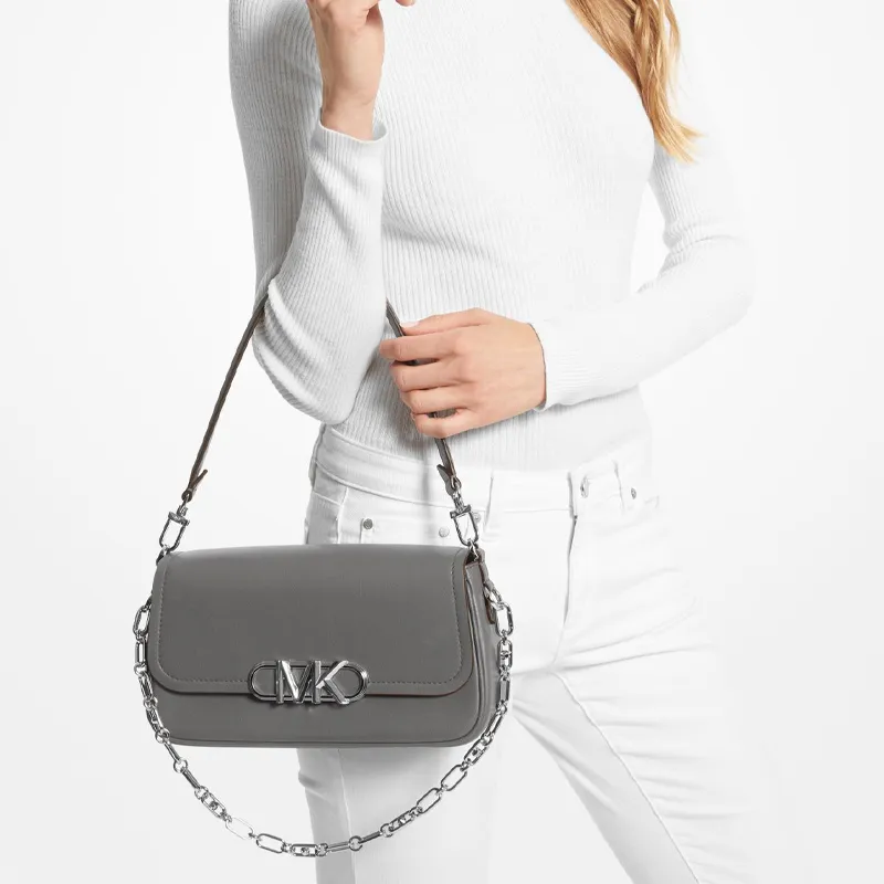 MICHAEL KORS PARKER Leather Handbag Shoulder Bag Women's-4