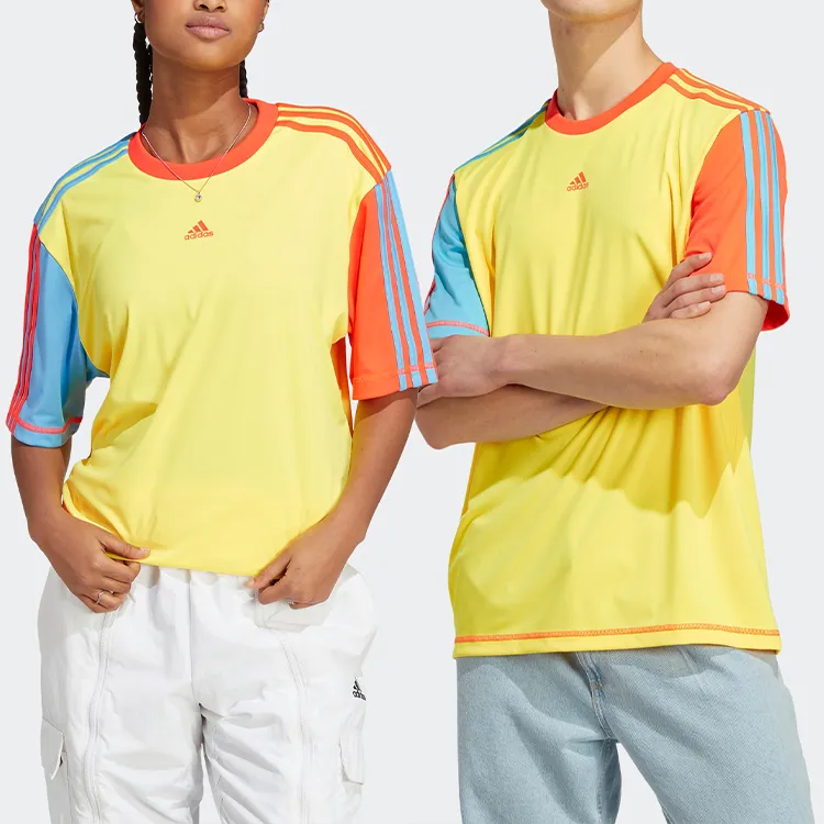 Adidas Sportswear Collection T Shirts Unisex Yellow-2