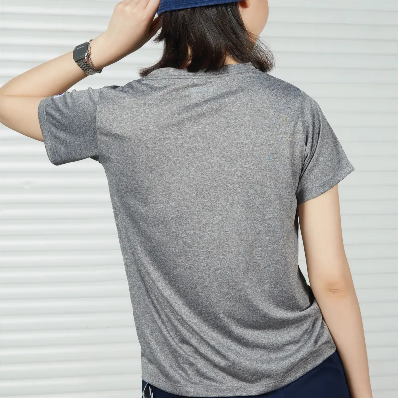 Champion Set in Sleeve T Shirt Women's Gray Japan Version-3