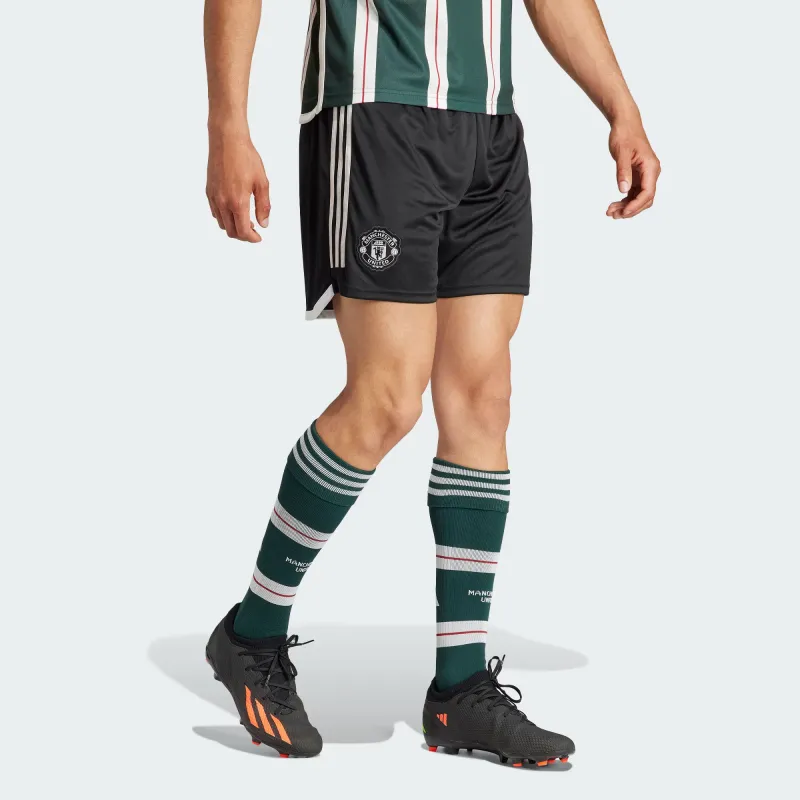 Adidas Manchester United Soccer Bottoms Men Black-1