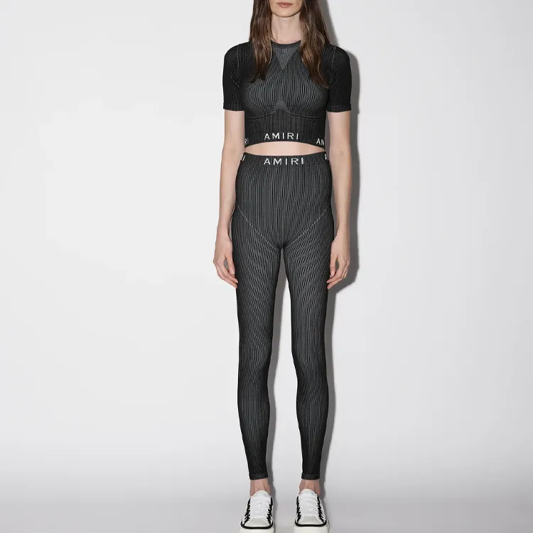 AMIRI Knitted Sweatpants Women's Black-1