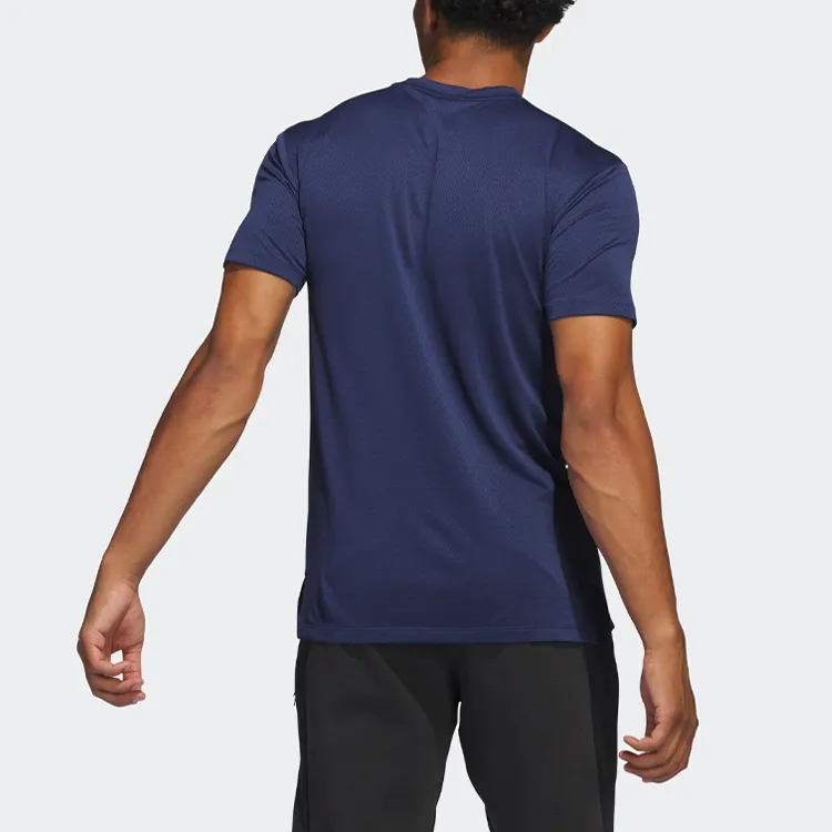 Adidas AEROREADY T Shirts Men Dark Blue-2
