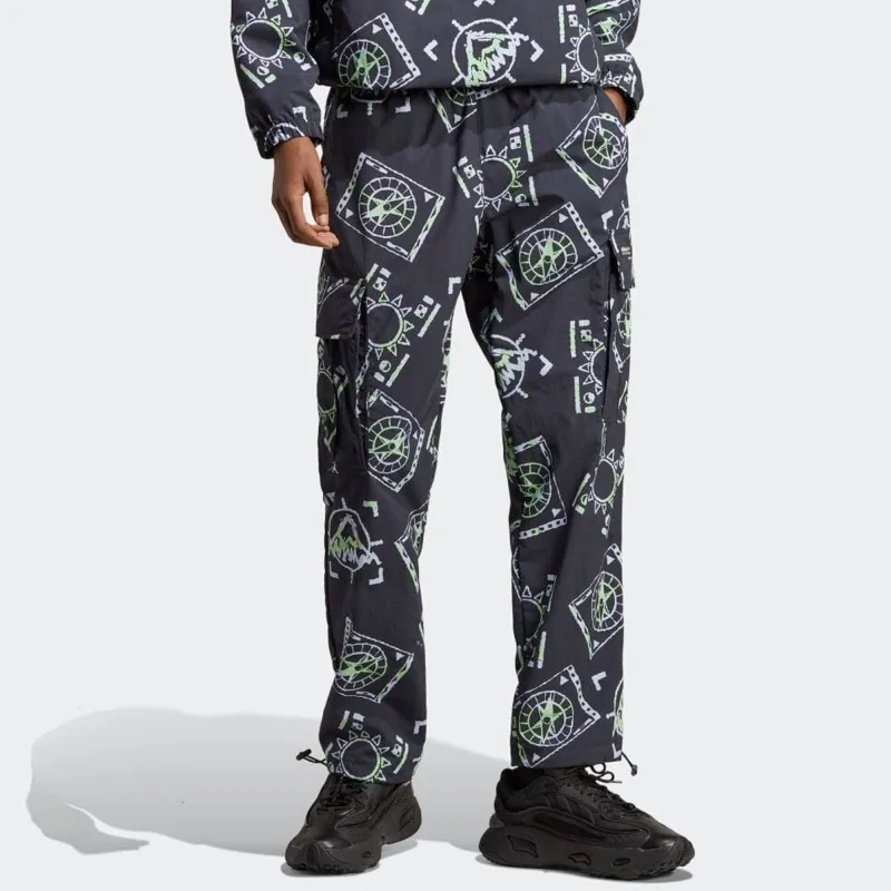 Adidas X Bape Co-brand Casual Pants Men Multicolor-1