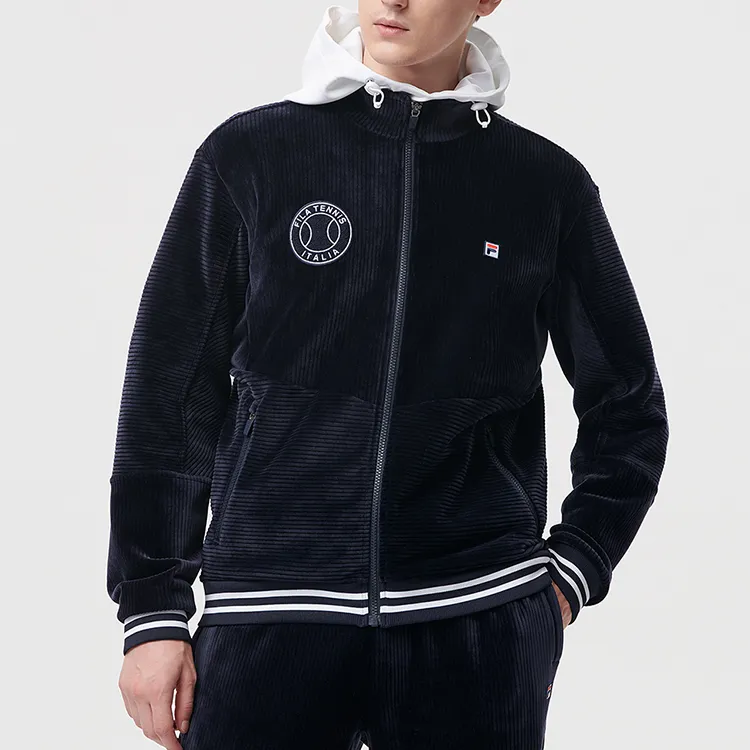 FILA Athletics Jacket Spring Fall Men's Royal Blue-3