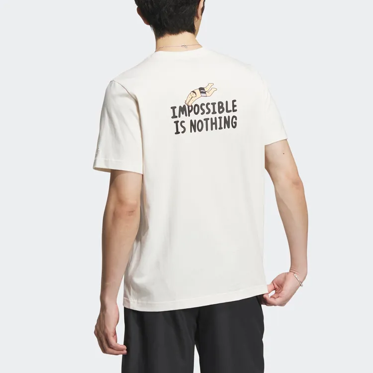 Adidas x SEEBIN T Shirt Men's Pink White-2