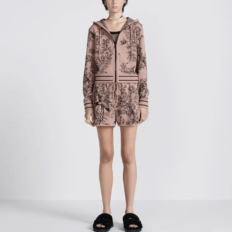 DIOR Cashmere Sweaters Women's Rose Pink-3
