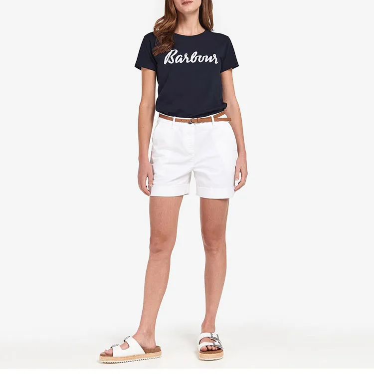 BARBOUR Casual Shorts Women's White-3